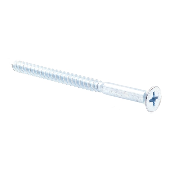 Wood Screw Flat Head, Phillips Drive No. 16 X 4in Zinc Plated Steel 10PK